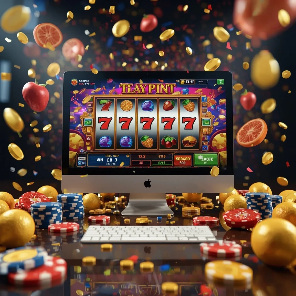 slot machines on the monitor JEETWIN CASINO